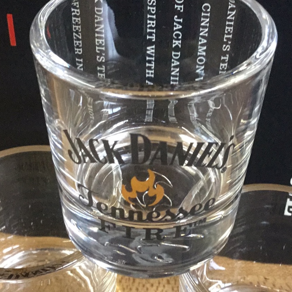 New 3 Jack Daniels Fire Shot Glass - Picture 2 of 4